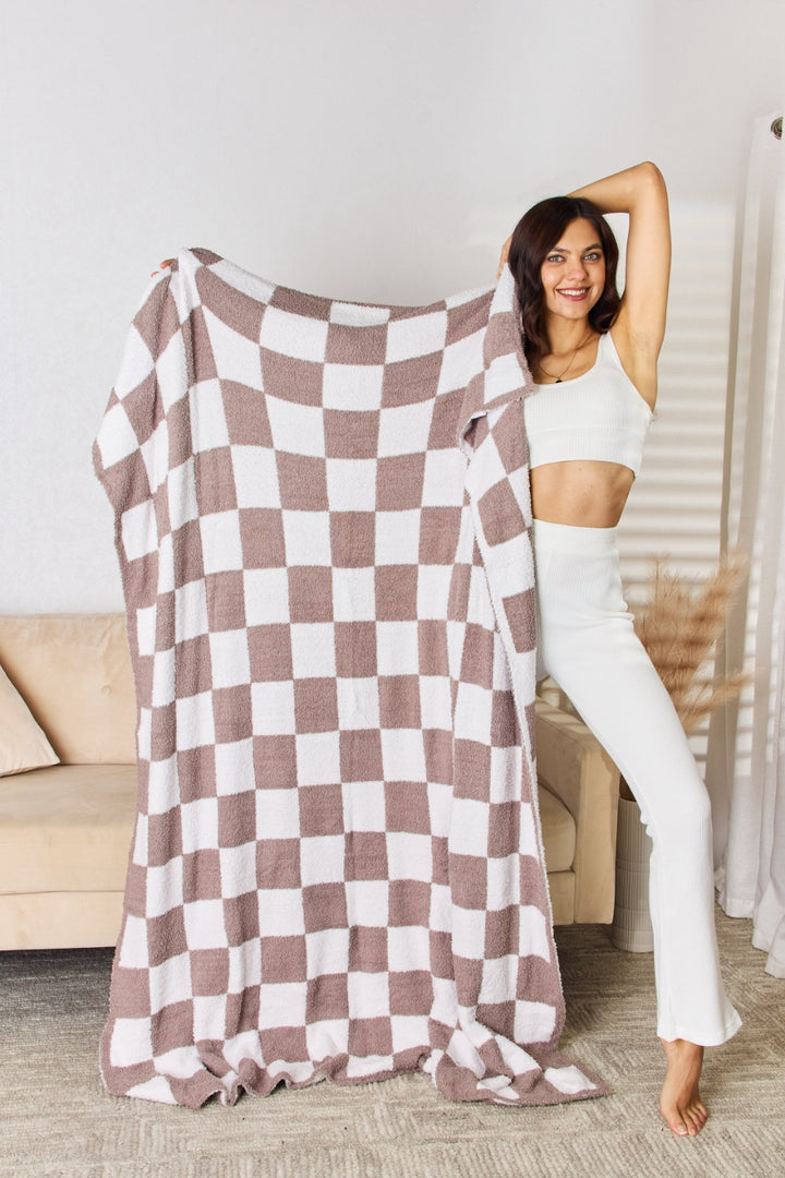 Checkered Throw Blanket