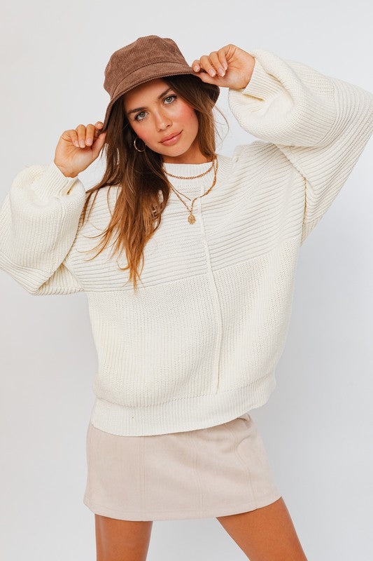 Ribbed Knit Sweater