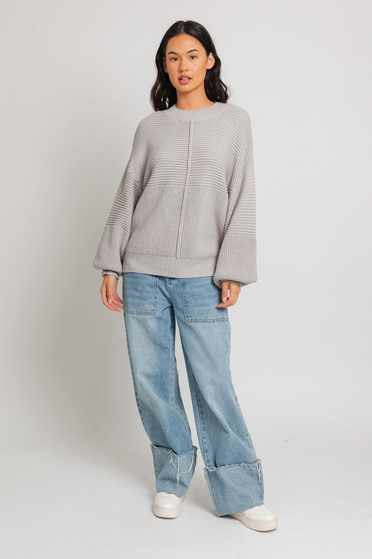 Ribbed Knit Sweater