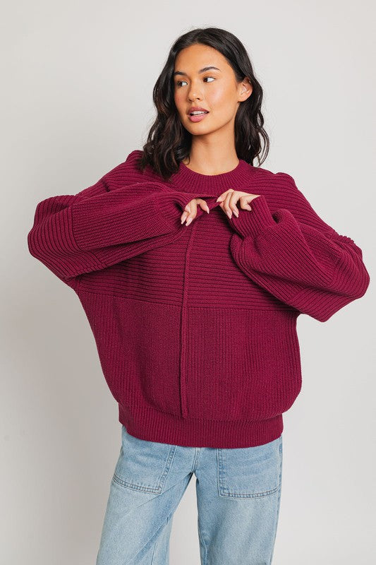 Ribbed Knit Sweater