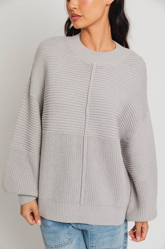 Ribbed Knit Sweater