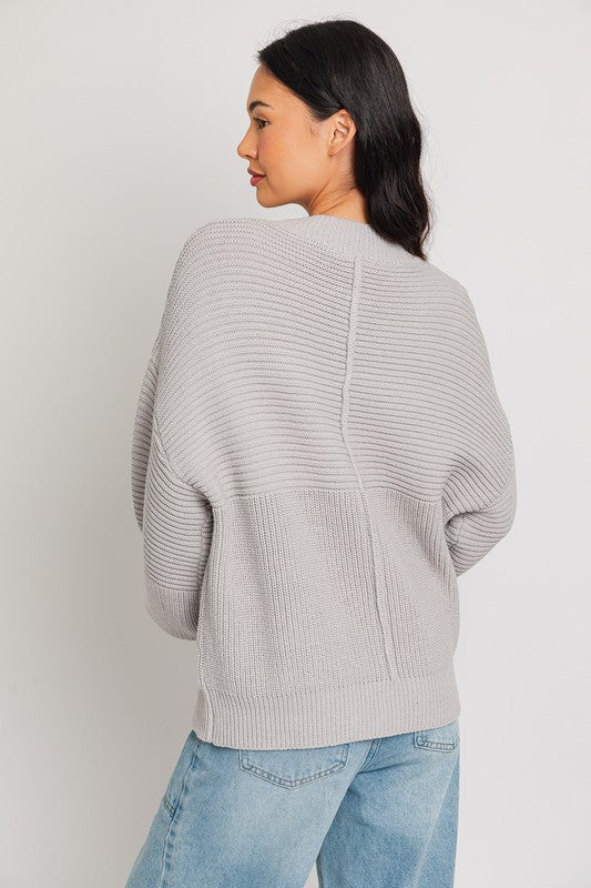 Ribbed Knit Sweater