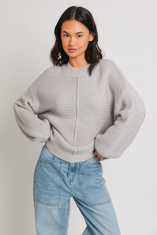 Ribbed Knit Sweater