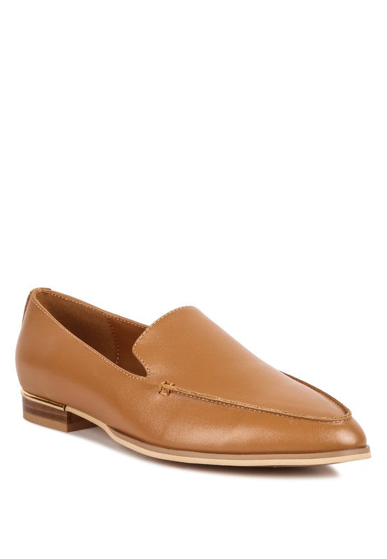 Richelli Metallic Sling Detail Loafers