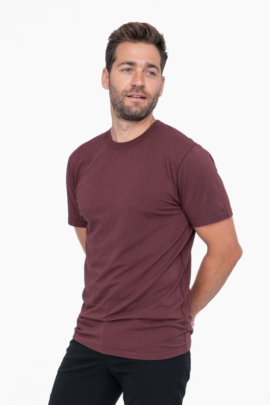 Pima Cotton Blend Short Sleeve Tee