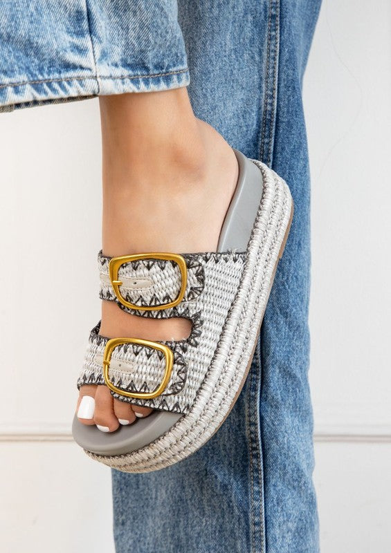 Platform Slides with Buckle