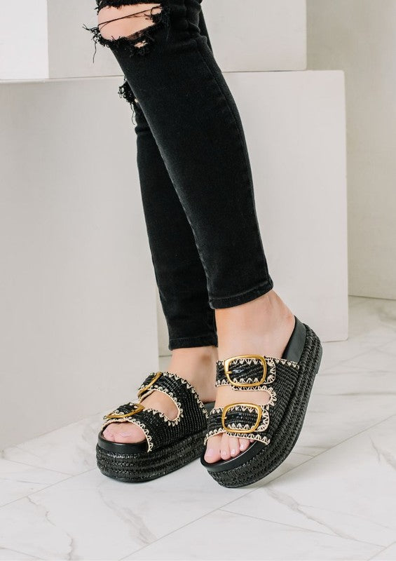 Platform Slides with Buckle