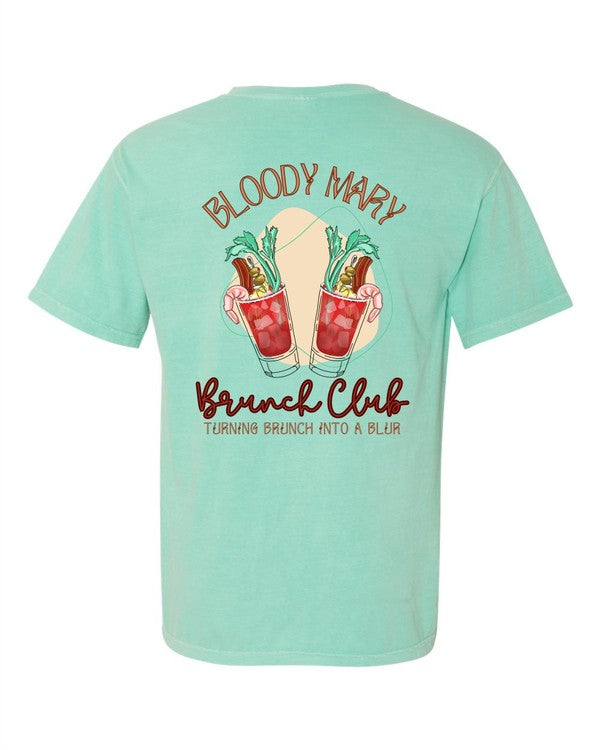 Bloody Mary Social Club Pocket Comfort Color Tee - PLUS