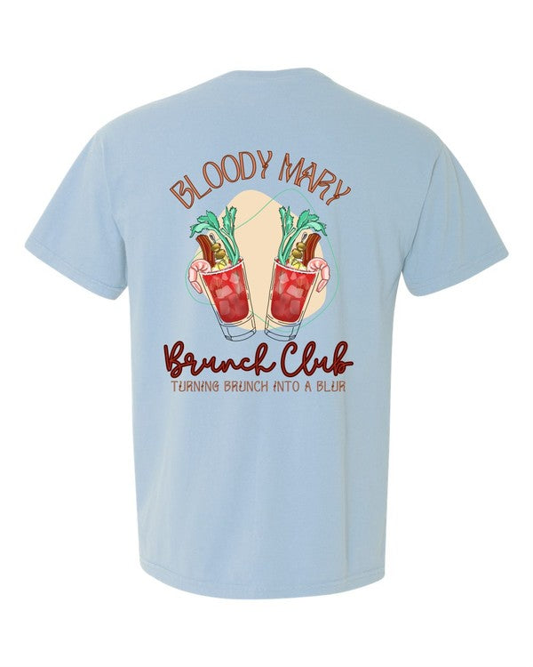 Bloody Mary Social Club Pocket Comfort Color Tee - PLUS