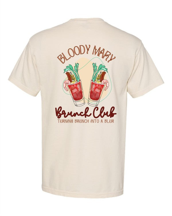 Bloody Mary Social Club Pocket Comfort Color Tee - PLUS