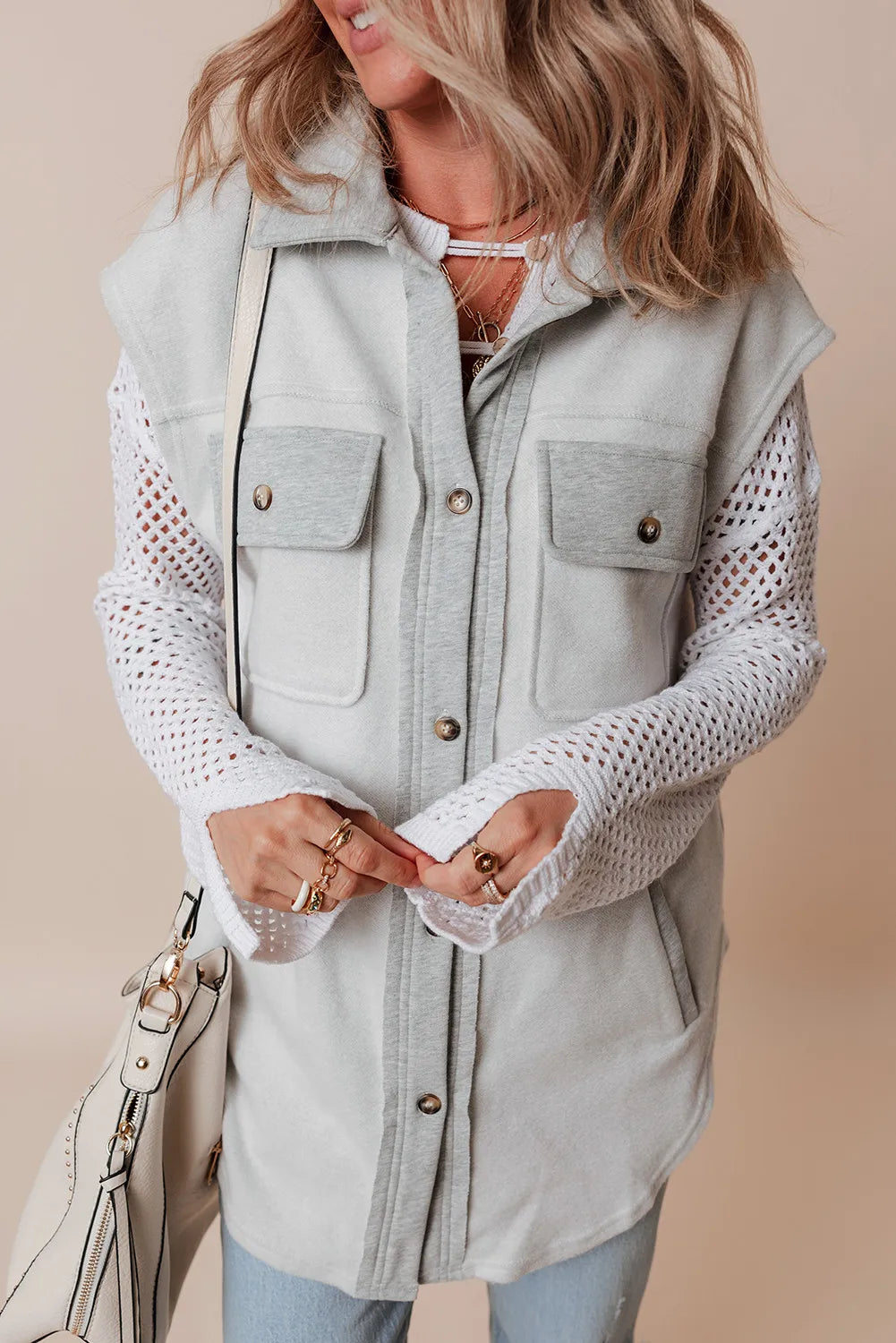 Button Sweater Vest