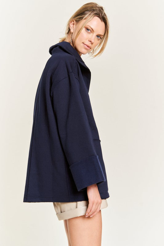 High Collar Sweater - PLUS