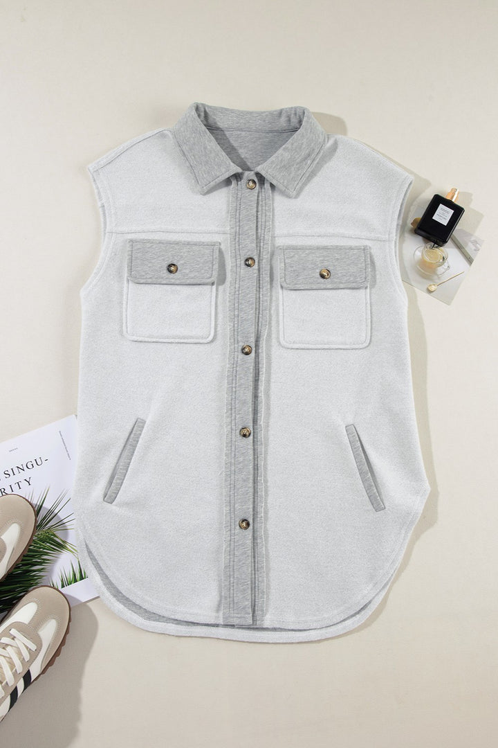 Button Sweater Vest