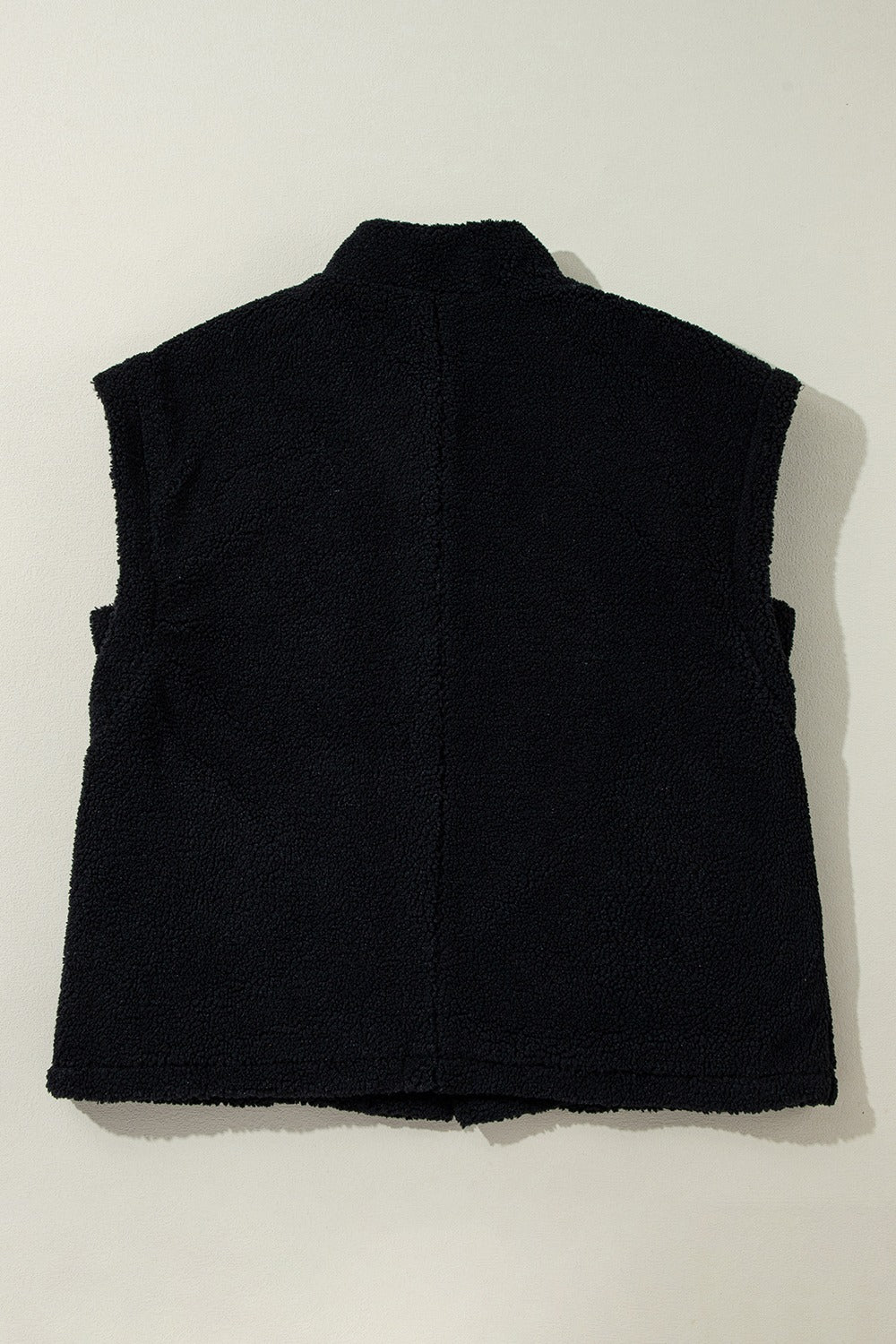 Mock Neck Button Up Vest