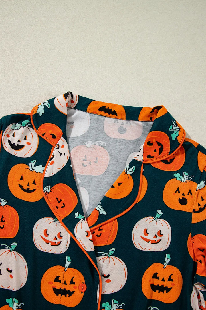 Pumpkin Print PJ Set