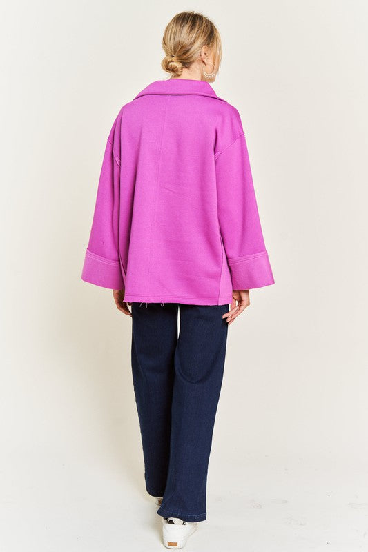 High Collar Sweater - PLUS