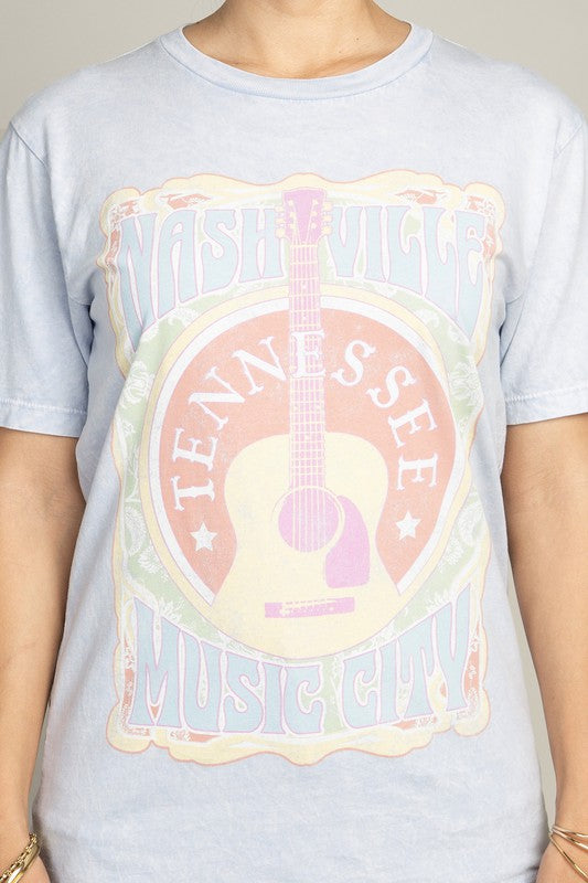 Nashville Music City Graphic Top